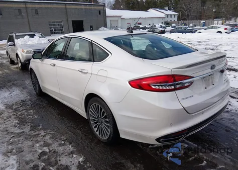 2018 Ford Fusion Titanium из США, поврежденный, VIN 3FA6P0D90JR212189